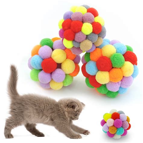 Interactive Cat Toy Funny Pet Kitten Chewing Play Ball Toy Catnip