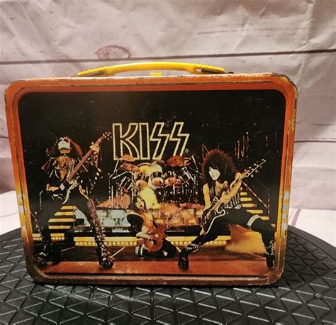 Vintage Kiss Lunchbox 1977 Lunch Box W Thermos Ebay
