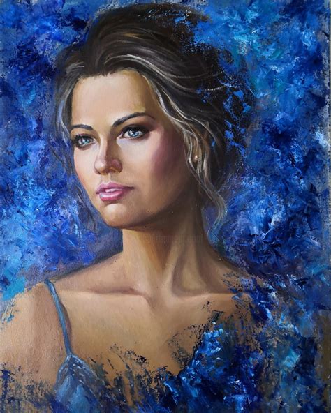 Custom Oil Portrait Painting Of A Beauti Pintura Por Svetlana Belova Artmajeur