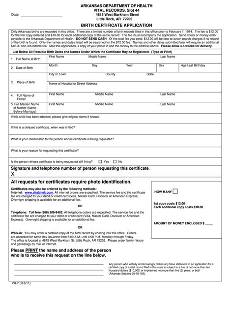 Printable Birth Certificate Application Form Fill Out And Sign Online