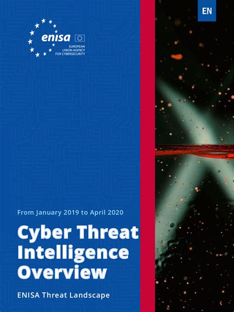 Enisa Threat Landscape 2020 Cyber Threat Intelligence Overview — Enisa