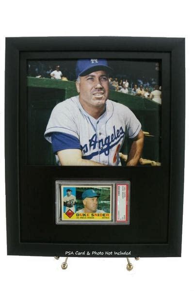 Sports Card Frame For A Graded Horizontal Psa Card With An 8 X 10 Hori