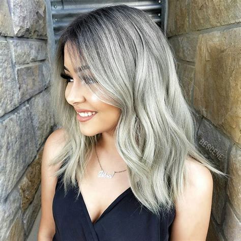 Ash grey for girls ash grey hair, ash grey hair color men, ash grey hair color, ash grey color, ash grey without bleaching Pin by Sabrina Barrera on Beauty | Silver hair color, Ash ...
