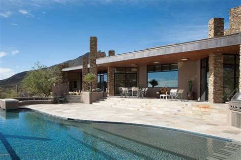 Secluded Desert Contemporary Home For Sale In Scottsdale At 4295000