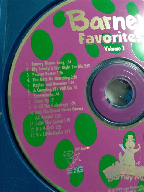 Barneys Favorites Volume 1 Cd Audio Original On Carousell