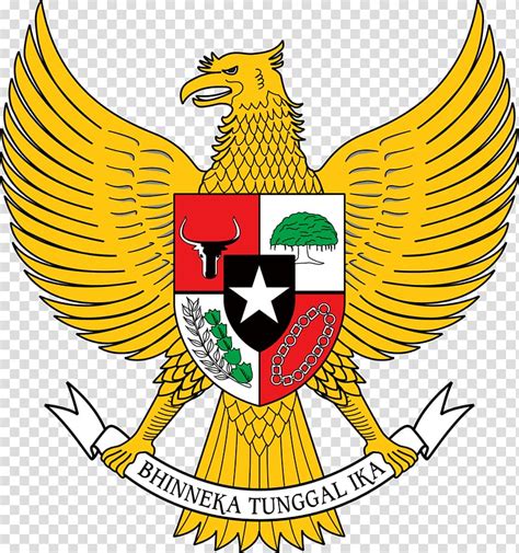 National Emblem Of Indonesia Garuda Logo Symbol Transparent Background