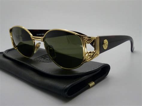 Genuine Rare Vintage Gianni Versace Medusa Sunglasses Mod S63 Etsy Uk Versace Medusa
