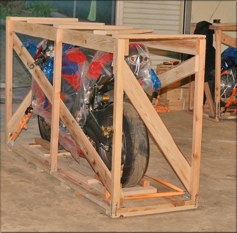 Shipping Motorcycle To Usa In Wooden Crates