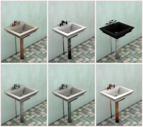 Sims 4 Sink And Pipes Lanti Sims