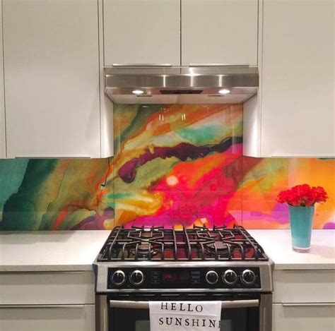 26 Colorful Backsplash Ideas Tiles And Otherwise In 2020 Colorful