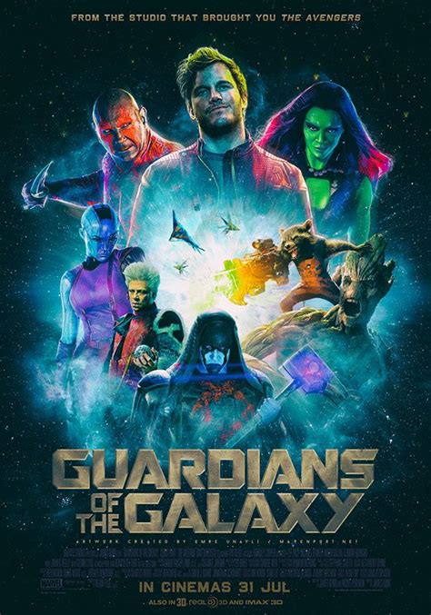 30+ printable posters (free download). Fan poster of 'Guardians Of The Galaxy' (2014) | Gardians ...