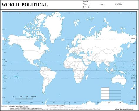 Blank Map Of World For Practice World Political Set Of 100