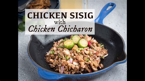Chicken Sisig With Chicken Chicharon Crispy Chicken Skin Youtube