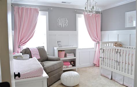 Ava S Sweet Gray And Pink Nursery Project Nursery