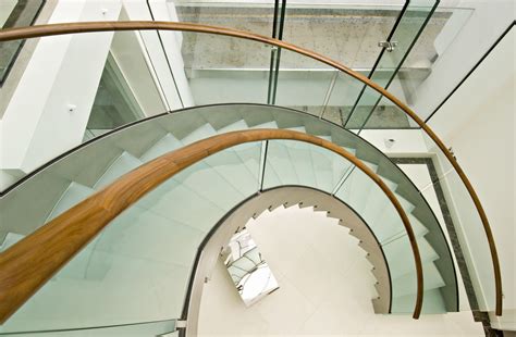 Glass Helical Stair Design Glass Staircases Uk Bisca