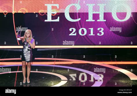 Berlin Germany 21st March 2013 German Singer Helene Fischer Receives The 2013 Echo Music