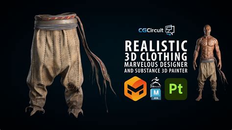 Realistic 3d Clothing With Marvelous Designer And Substance 3d Painter