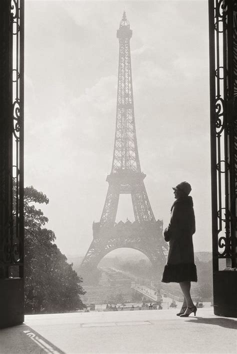 Paris 1928 Eiffel Tower Paris Vintage Photography