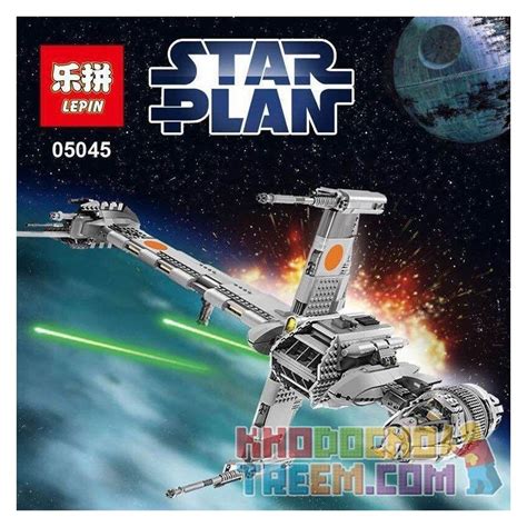 Lepin 05045 Xếp Hình Kiểu Lego Star Wars B Wing Starfighter Phi Thuyền