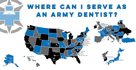 Map Of Army Bases Where Dentists Can Serve