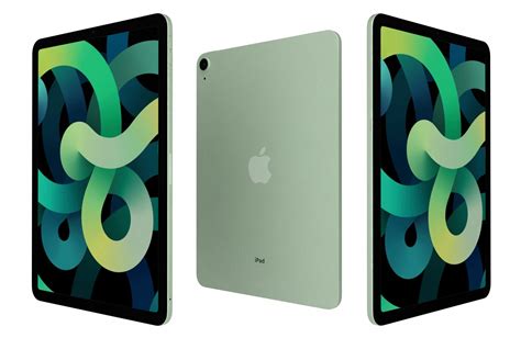 The jump in price will make this a tougher sell for some, but the ipad air for 2020 is so impressive that you may have. Apple iPad Air 4 2020 Green 3D Model