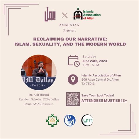 reclaiming our narrative islam sexuality and the modern world islamic association of allen