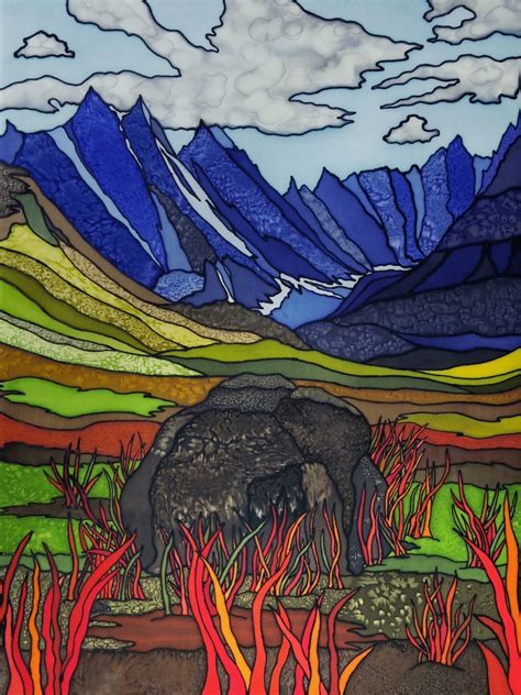 Arrigetch Peaks Alaska Original Art By Caro Silk