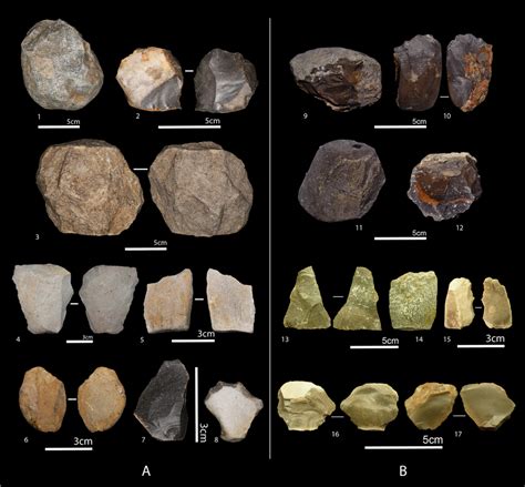 Oldowan Stone Tools From Ain Boucherit Including A Ab Lw 1