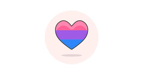 Flag Heart Bisexual Free Vector Icon Iconbolt