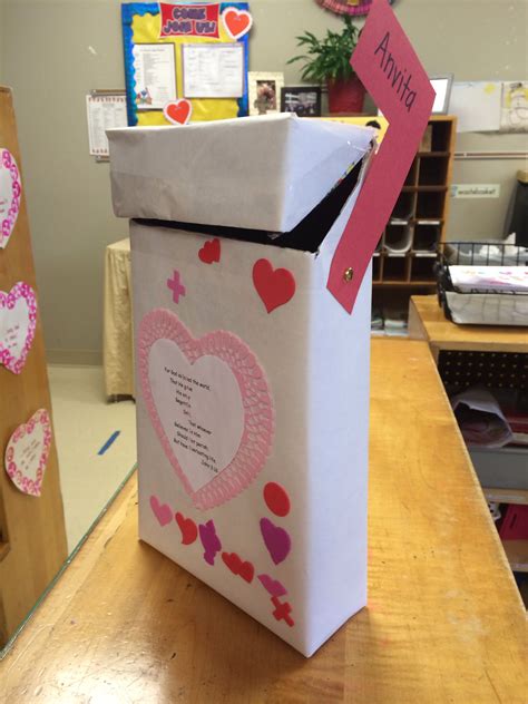 Valentines Mailbox Made From A Cereal Box John 316 Verse With Word