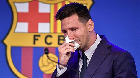 Impactante Conferencia De Despedida De Messi Explica Entre Lágrimas Su