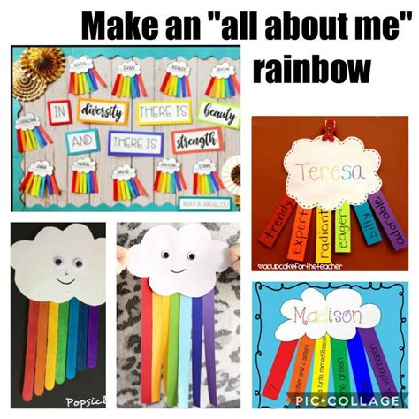All About Me Rainbow In 2022 Fall Preschool Activities Preschool