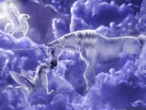 Purple Unicorn Wallpapers Wallpaper Cave