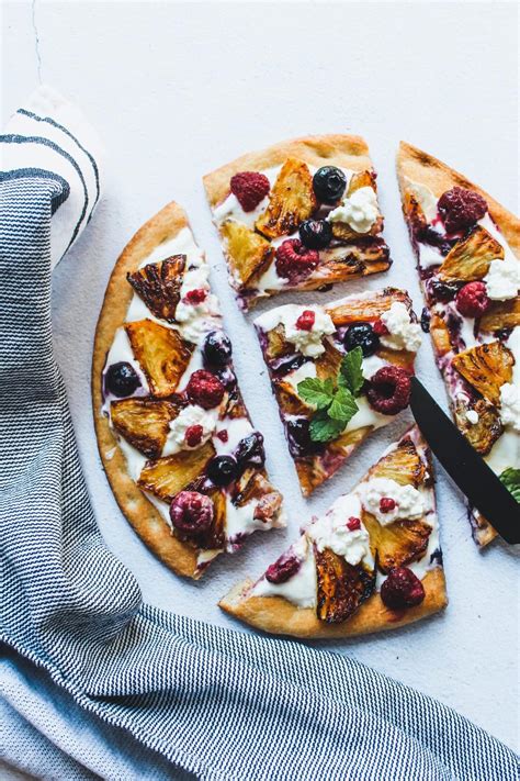 Zoete Pizza Met Gekarameliseerde Ananas Recepten Healthy Habits Celien