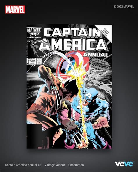 Captain America Annual 8 Veve NFT Evening