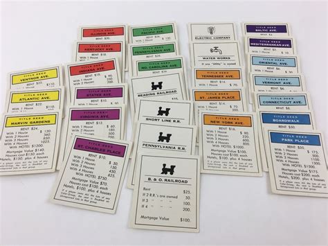 We did not find results for: Monopoly Property Cards Complete Set Vintage played with condition (M6) | eBay (With images ...