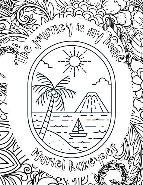 Travel Coloring Pages Printable Sketch Coloring Page