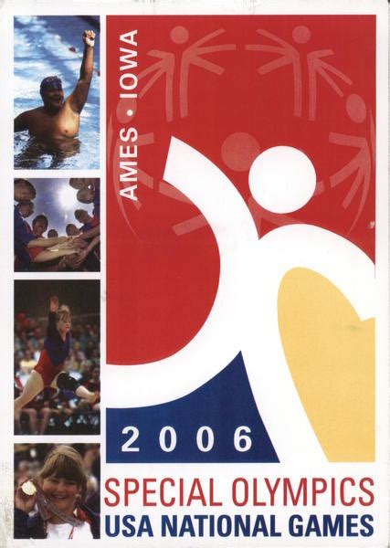 2006 Special Olympics Usa National Games Iowa Postcard
