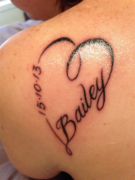 My Tattoo For My Son Bailey Tattoo For My Son