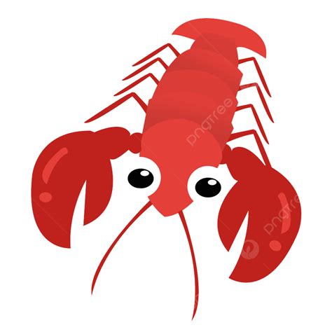 Crayfish White Transparent Cartoon Hand Drawn Crayfish Elements