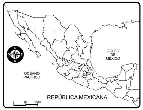 Mapa De México Imágenes Para Colorear Descargar E Imprimir Gratis