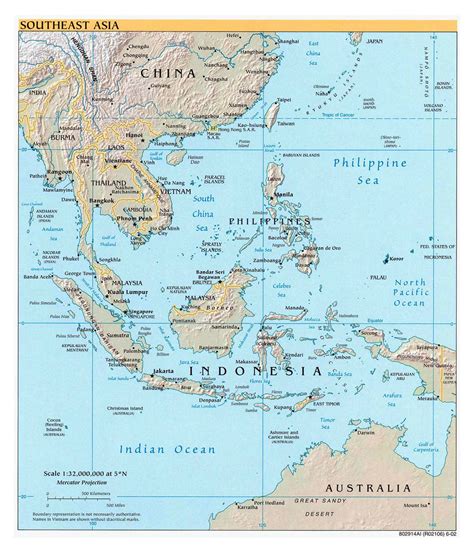 Large Scale Political Map Of Southeast Asia Vidiani Com Maps Sexiz Pix