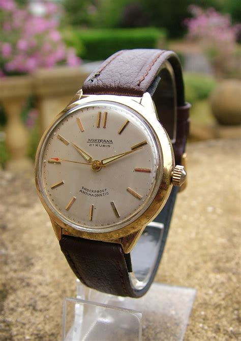 Antiques Atlas - Gents 1950s Nostrana Hand Winding Wrist Watch