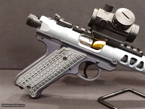 Pre Owned Ruger Mark Iv 2245 Tactical 22 Lr Handgun W Scope