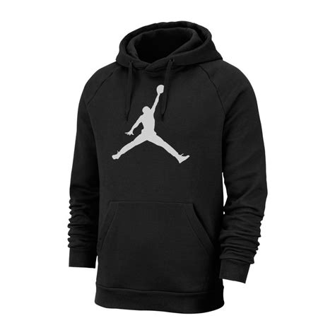 jordan jumpman logo hoodie nero bianco av3145 010