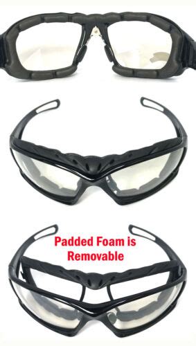 2 Pairs Motorcycle Removable Padded Foam Driving Riding Sunglasses C49 Aandc Ebay