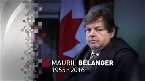 Les Funérailles De Mauril Bélanger Célébrées Samedi Prochain Radio Canada