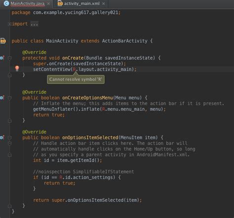 Android Studio Cannot Resolve Symbol R Kei Note