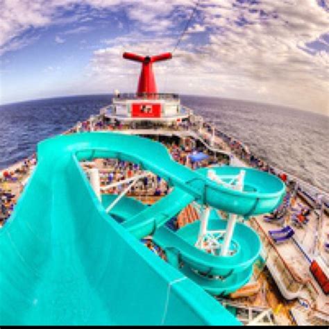 Cruise Ship Waterslide World Cruise Water Slides Carnival Cruise