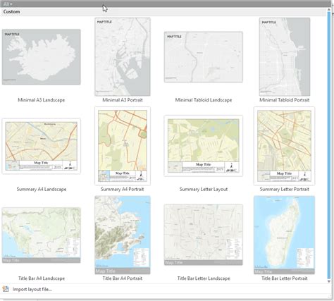 Customize Your Layout Gallery Arcgis Pro 25